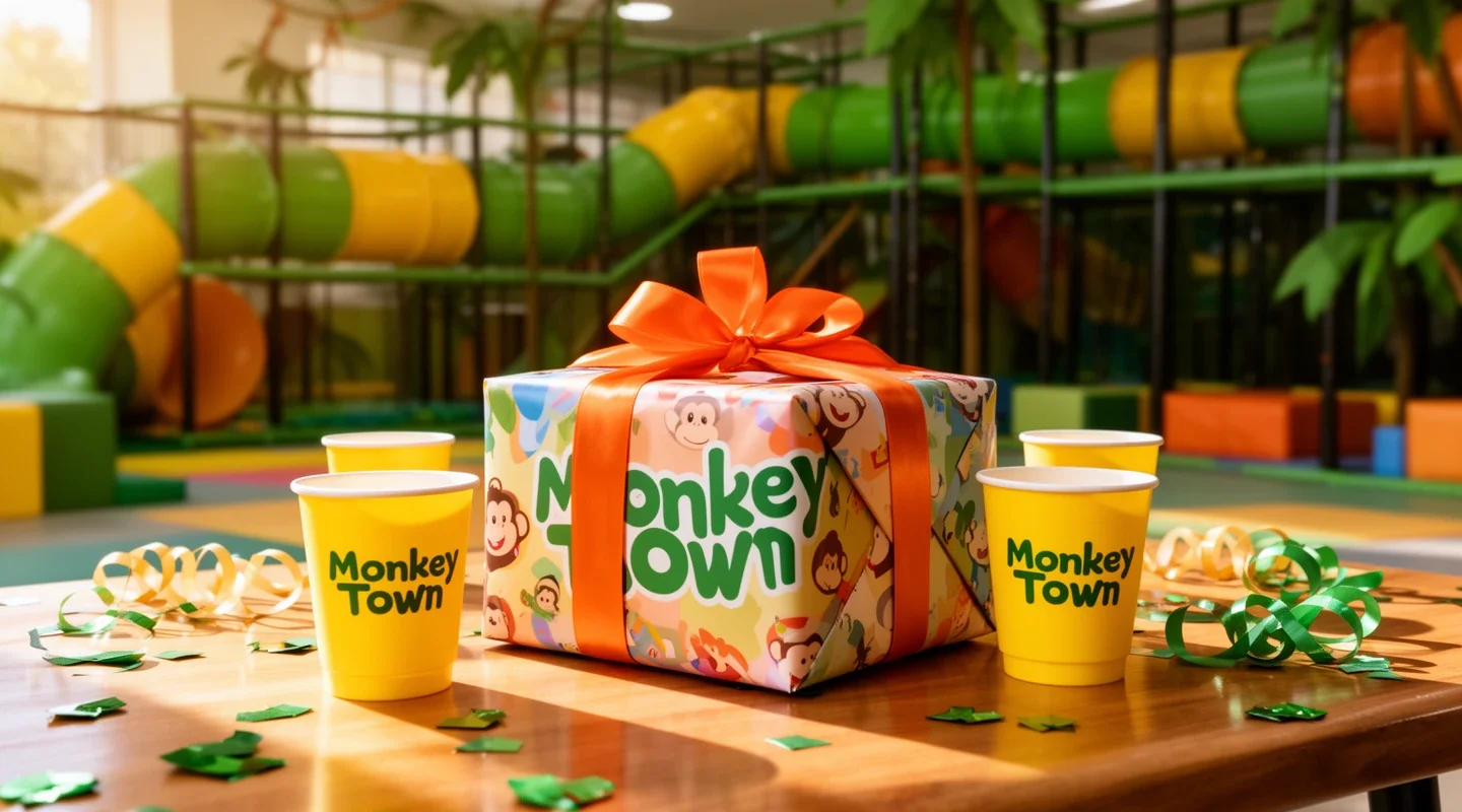 Cadeautje voor jarige bij Monkey Town-feest — Doetinchem