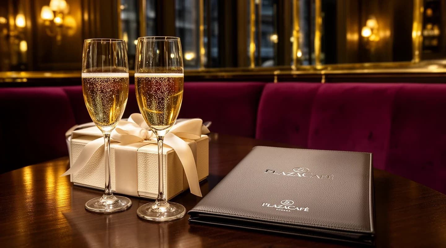 Een gratis glas cava per persoon bij het diner.