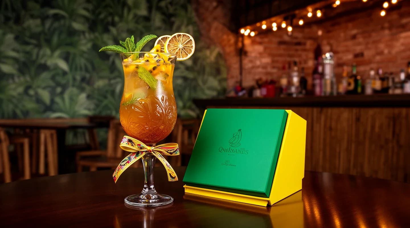 Een cocktail naar keuze met een maximale waarde van 13 €.