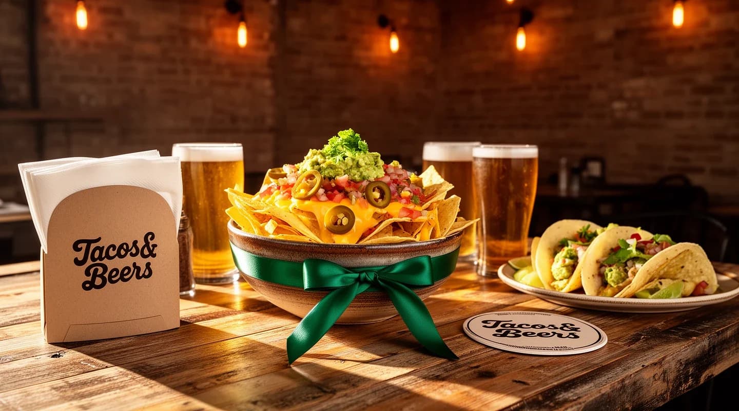 Ración de nachos gratis con una consumición mínima de 30 euros.