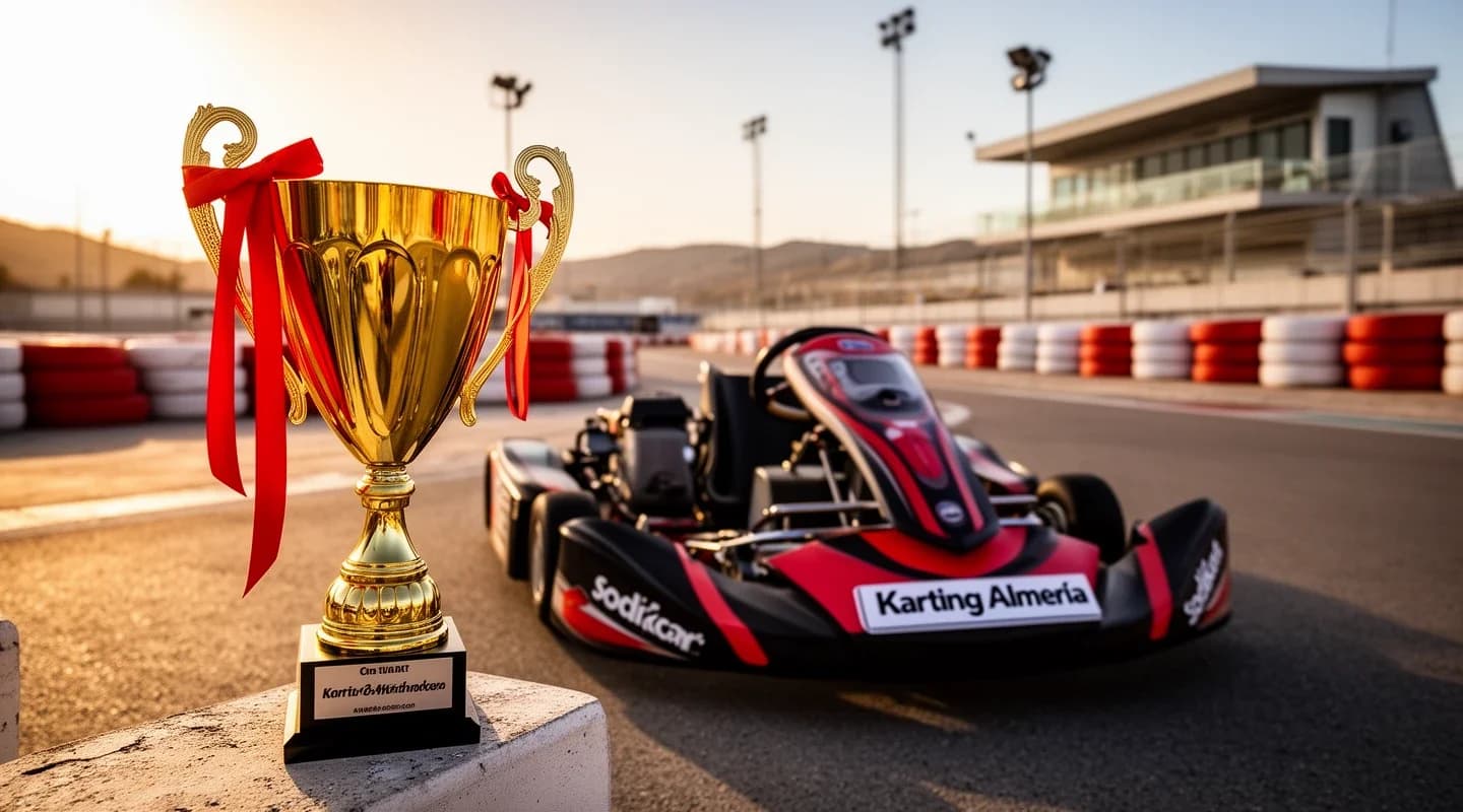Trofeo para el anfitrión del cumpleaños.