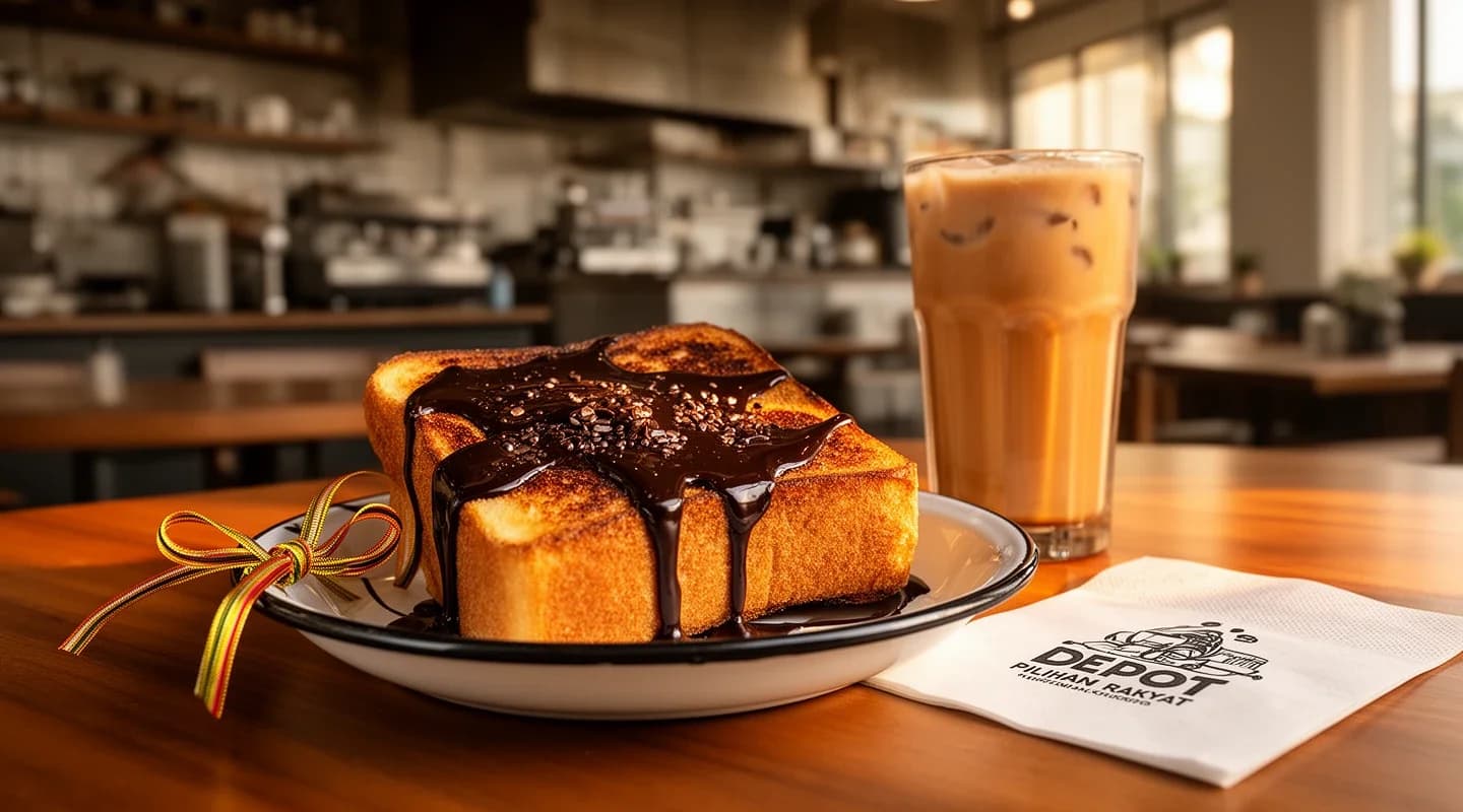 Gratis Toast Coklat untuk yang berulang tahun.