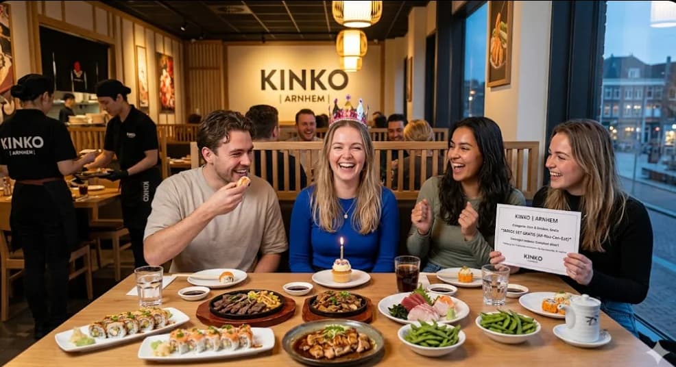Jarige Eet Gratis bij Kinko